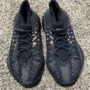 Black and Tan Knit Sneakers
